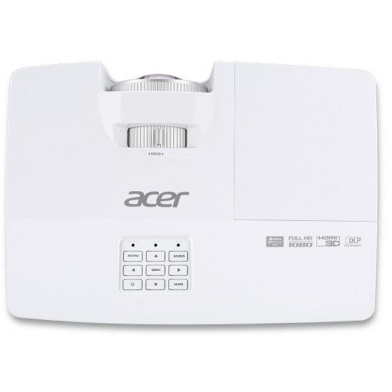 Короткофокусний проектор для домашнього кінотеатру Acer H6517ST (DLP, Full HD, 3000 ANSI Lm) (MR.JLA11.001) Короткофокусний проектор для домашнього кінотеатру Acer H6517ST (DLP, Full HD, 3000 ANSI Lm) (MR.JLA11.001)