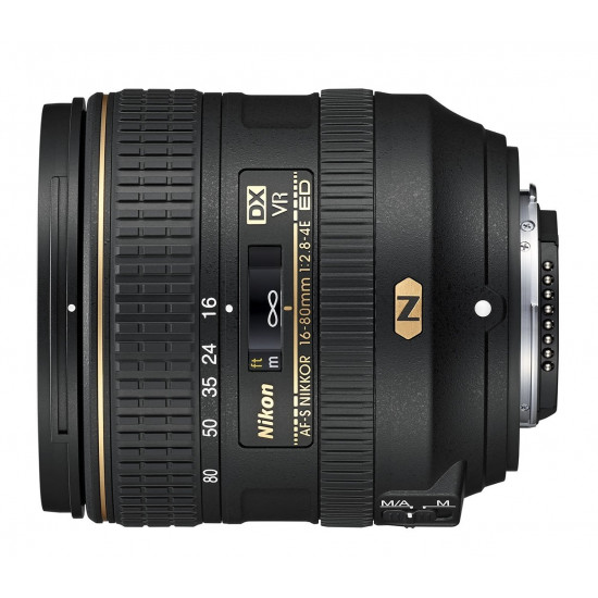 Об'єктив NIKON AF-S DX 16-80 мм f/2.8-4E ED VR (JAA825DA) Об'єктив NIKON AF-S DX 16-80 мм f/2.8-4E ED VR (JAA825DA)