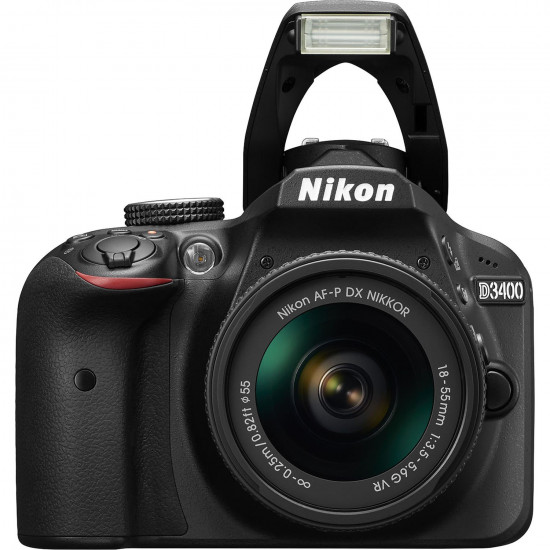 NIKON D3400 AF-P 18-55 VR Black camera (VBA490K001) NIKON D3400 AF-P 18-55 VR Black camera (VBA490K001)