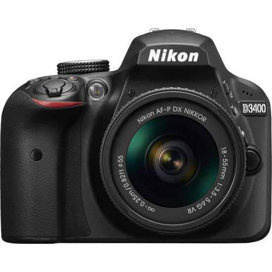 NIKON D3400 AF-P 18-55 VR Black camera (VBA490K001) NIKON D3400 AF-P 18-55 VR Black camera (VBA490K001)