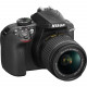 NIKON D3400 AF-P 18-55 VR Black camera (VBA490K001) NIKON D3400 AF-P 18-55 VR Black camera (VBA490K001)