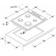 Cooking surface of Candy PL 40/1 ASX Cooking surface of Candy PL 40/1 ASX