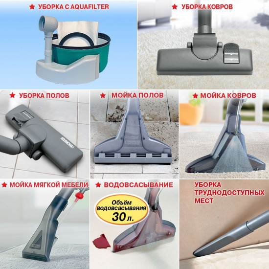 The washing S Aquafilter Thomas Super 30 vacuum cleaner The washing S Aquafilter Thomas Super 30 vacuum cleaner