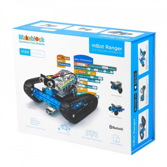 Навчальний робот-конструктор Makeblock mBot Ranger-Transformable STEM Educational Kit Навчальний робот-конструктор Makeblock mBot Ranger-Transformable STEM Educational Kit