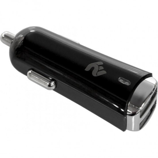 Автомобільний зарядний пристрій 2E Dual USB Charger 3.4A Black Автомобільний зарядний пристрій 2E Dual USB Charger 3.4A Black