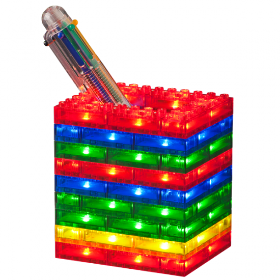 Конструктор Light Stax с LED подсветкой Transparent розовый 1 эл. 2х2 (LS-S11904-08) Конструктор Light Stax с LED подсветкой Transparent розовый 1 эл. 2х2 (LS-S11904-08)