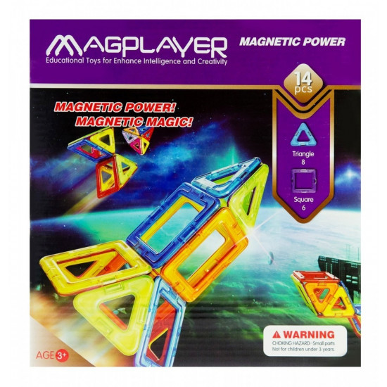 Designer of Magplayer magnetic set 14 el. MPB-14 Designer of Magplayer magnetic set 14 el. MPB-14