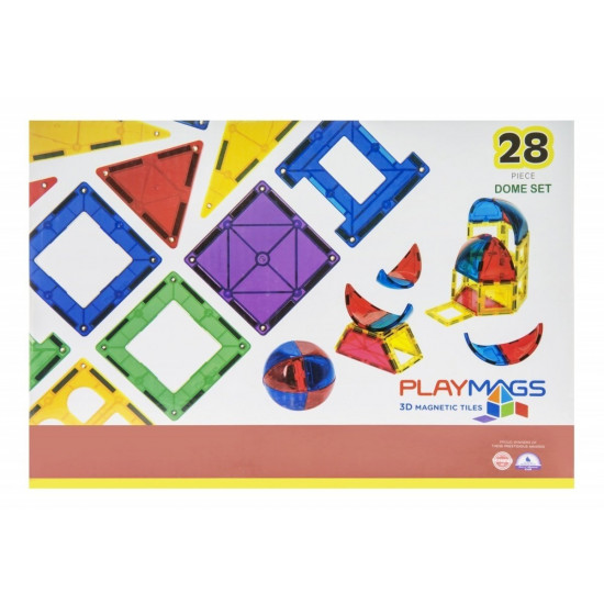 Конструктор Playmags магнітний набір 28 ел. PM164 Конструктор Playmags магнітний набір 28 ел. PM164