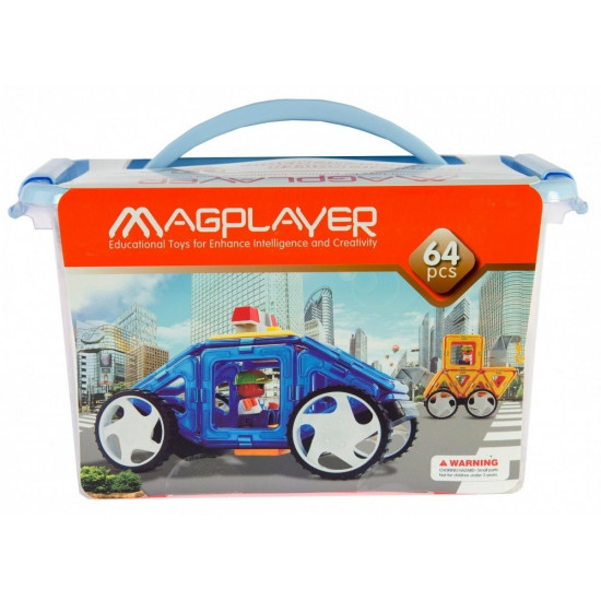Designer of Magplayer magnetic set 64 el. MPT-64 Designer of Magplayer magnetic set 64 el. MPT-64