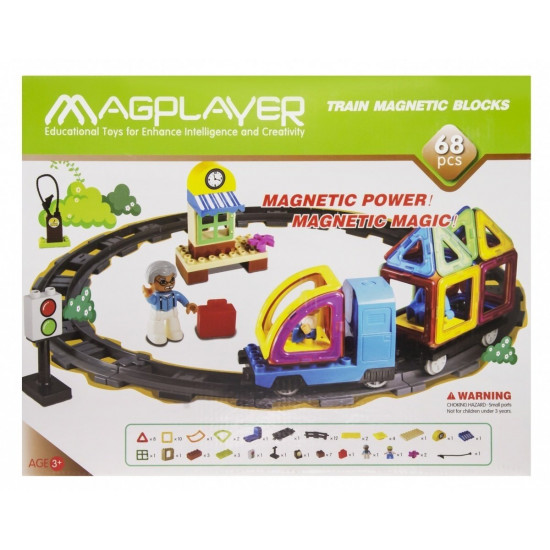Designer of Magplayer magnetic set 68 el. MPK-68 Designer of Magplayer magnetic set 68 el. MPK-68