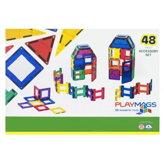 Конструктор Playmags магнитный набор 48 эл. PM161 Конструктор Playmags магнитный набор 48 эл. PM161
