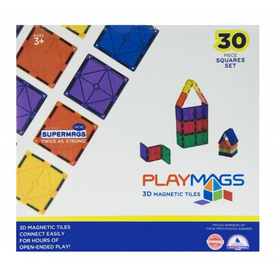 Конструктор Playmags магнитный набор 30 эл. PM154 Конструктор Playmags магнитный набор 30 эл. PM154