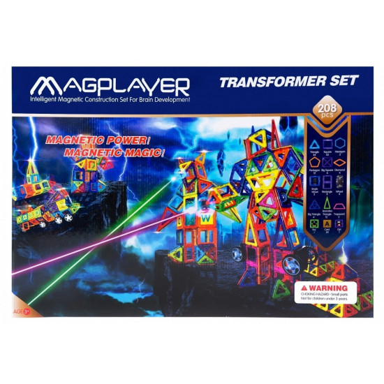 Designer of Magplayer magnetic set 208 el. MPB-208 Designer of Magplayer magnetic set 208 el. MPB-208