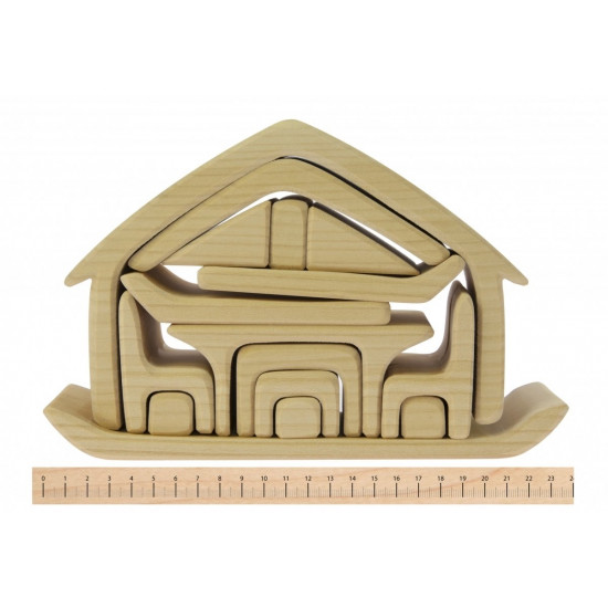 The designer wooden Nic All in the house natural (NIC523264) The designer wooden Nic All in the house natural (NIC523264)