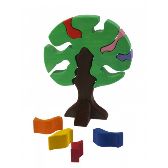 The designer wooden Nic the Tree with birds dark (NIC523098) The designer wooden Nic the Tree with birds dark (NIC523098)