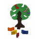 The designer wooden Nic the Tree with birds dark (NIC523098) The designer wooden Nic the Tree with birds dark (NIC523098)