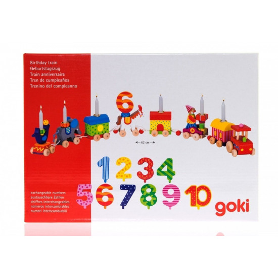 Игровой набор-подставка для свечей goki Паровоз-Цирк (60919) Игровой набор-подставка для свечей goki Паровоз-Цирк (60919)