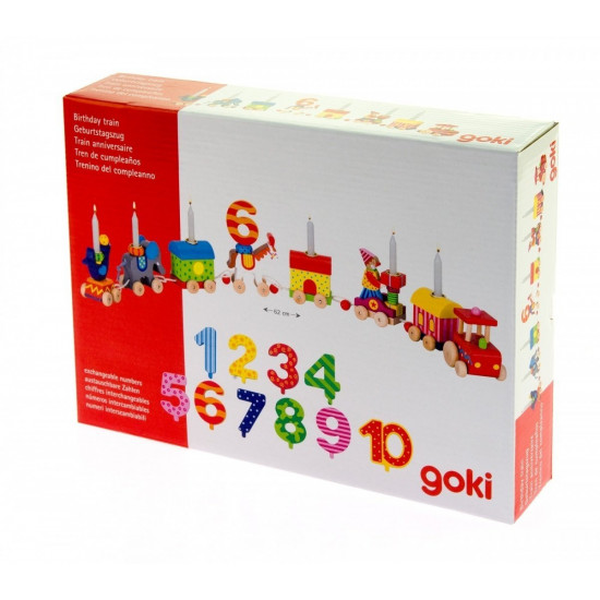 Игровой набор-подставка для свечей goki Паровоз-Цирк (60919) Игровой набор-подставка для свечей goki Паровоз-Цирк (60919)