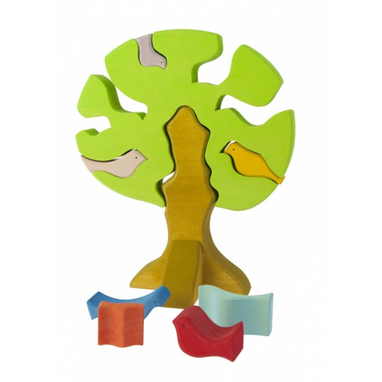 The designer wooden Nic the Tree with birds light (NIC523097) The designer wooden Nic the Tree with birds light (NIC523097)