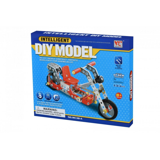 Конструктор металевий Same Toy Inteligent DIY Model Мопед 195 елементів (WC38AUt) Конструктор металевий Same Toy Inteligent DIY Model Мопед 195 елементів (WC38AUt)