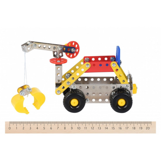 Designer metal Same Toy Inteligent DIY Model Car Scraper 124 elements (58034Ut) Designer metal Same Toy Inteligent DIY Model Car Scraper 124 elements (58034Ut)