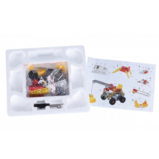 Designer metal Same Toy Inteligent DIY Model Car Scraper 124 elements (58034Ut) Designer metal Same Toy Inteligent DIY Model Car Scraper 124 elements (58034Ut)