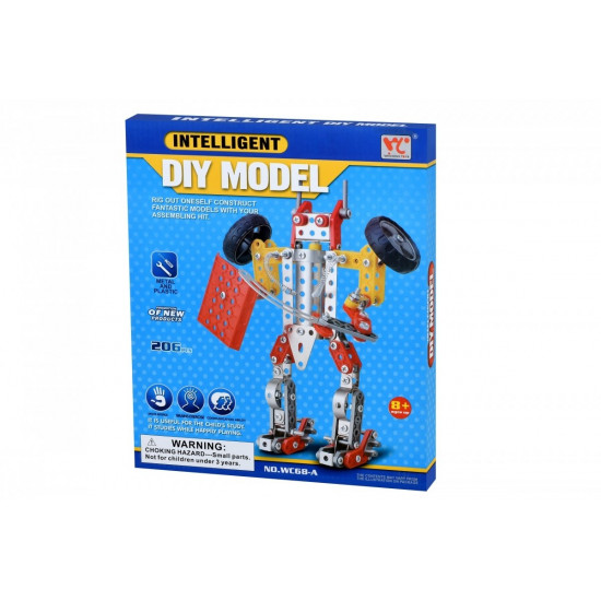 Конструктор металевий Same Toy Inteligent DIY Model 206 елементів (WC68AUt) Конструктор металевий Same Toy Inteligent DIY Model 206 елементів (WC68AUt)