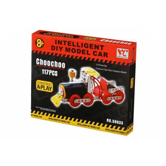 Designer metal Same Toy Inteligent DIY Model Car Paravoz of 117 elements (58033Ut) Designer metal Same Toy Inteligent DIY Model Car Paravoz of 117 elements (58033Ut)