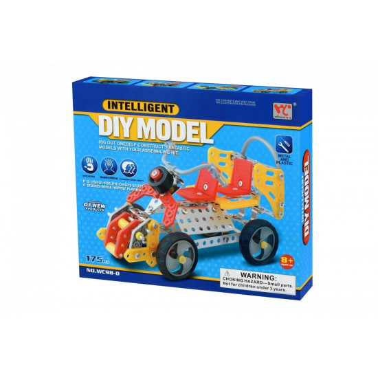 Конструктор металевий Same Toy Inteligent DIY Model 175 елементів (WC98DUt) Конструктор металевий Same Toy Inteligent DIY Model 175 елементів (WC98DUt)
