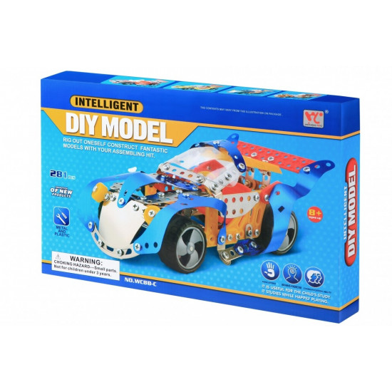 Конструктор металевий Same Toy Inteligent DIY Model 281 елемент (WC88CUt) Конструктор металевий Same Toy Inteligent DIY Model 281 елемент (WC88CUt)