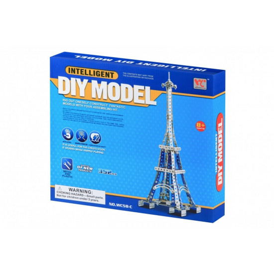 Конструктор металевий Same Toy Inteligent DIY Model Ейфелева вежа 352 елементи (WC58CUt) Конструктор металевий Same Toy Inteligent DIY Model Ейфелева вежа 352 елементи (WC58CUt)