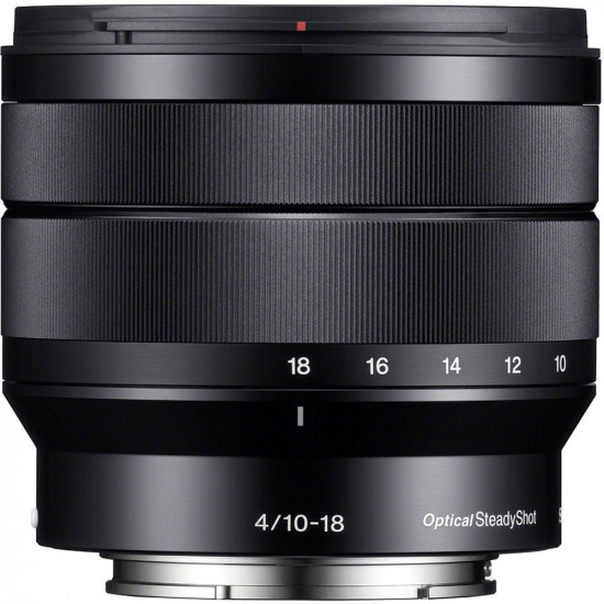 The lens Sony E 10-18 mm f/4.0 OSS for NEX (SEL1018.AE) The lens Sony E 10-18 mm f/4.0 OSS for NEX (SEL1018.AE)