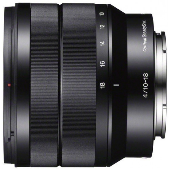 The lens Sony E 10-18 mm f/4.0 OSS for NEX (SEL1018.AE) The lens Sony E 10-18 mm f/4.0 OSS for NEX (SEL1018.AE)