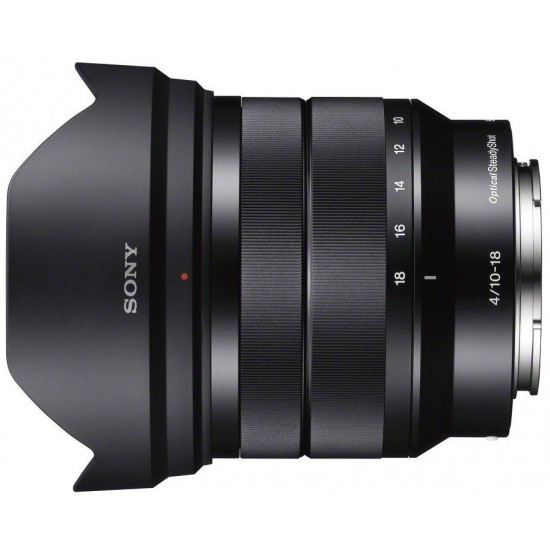 The lens Sony E 10-18 mm f/4.0 OSS for NEX (SEL1018.AE) The lens Sony E 10-18 mm f/4.0 OSS for NEX (SEL1018.AE)
