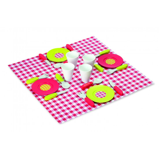 The game Suitcase set Janod for a picnic (J06524) The game Suitcase set Janod for a picnic (J06524)