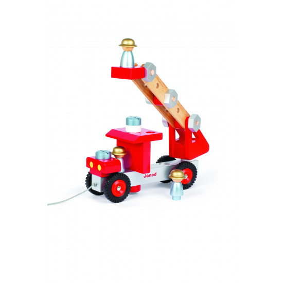 The game Janod set the Fire truck with tools (J06498) The game Janod set the Fire truck with tools (J06498)