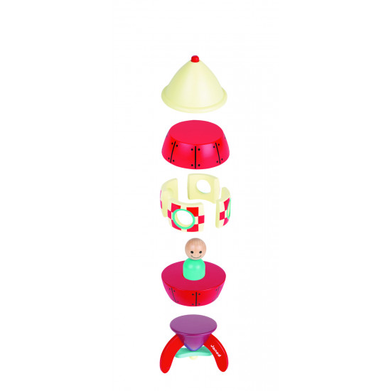 Designer magnetic Janod Rocket of 32 cm (J05212) Designer magnetic Janod Rocket of 32 cm (J05212)
