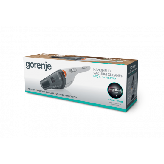 Wireless manual Gorenje MVC72FW vacuum cleaner Wireless manual Gorenje MVC72FW vacuum cleaner