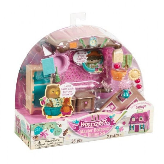 Game Bedroom set Lil Woodzeez and dining room (6127Z) Game Bedroom set Lil Woodzeez and dining room (6127Z)