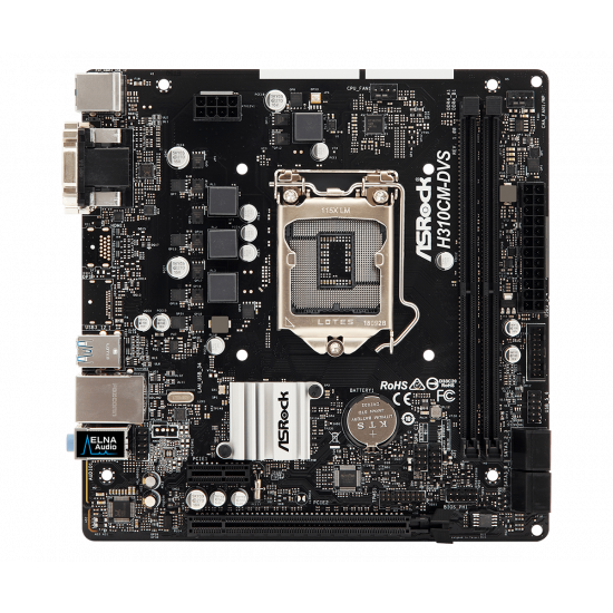 Материнська плата ASRock H310CM-DVS Материнська плата ASRock H310CM-DVS