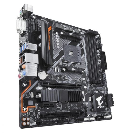 Материнська плата GIGABYTE B450 AORUS M Материнська плата GIGABYTE B450 AORUS M