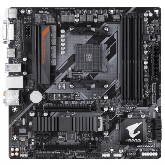 Материнська плата GIGABYTE B450 AORUS M Материнська плата GIGABYTE B450 AORUS M