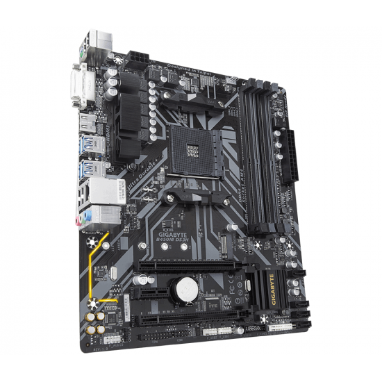 Материнcкая плата GIGABYTE B450M DS3H Материнcкая плата GIGABYTE B450M DS3H