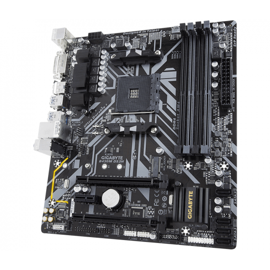 Материнcкая плата GIGABYTE B450M DS3H Материнcкая плата GIGABYTE B450M DS3H