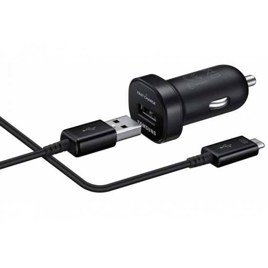Samsung Mini Fast Charge EP-LN930 + microUSB Cable Black car charger Samsung Mini Fast Charge EP-LN930 + microUSB Cable Black car charger