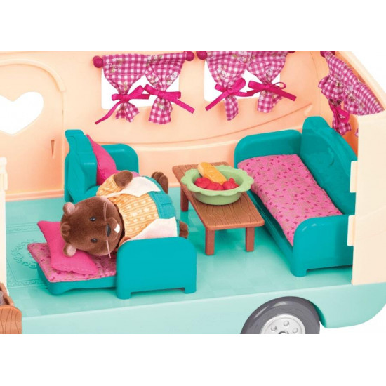 Game Camper set Li'l Woodzeez blue (6486Z) Game Camper set Li'l Woodzeez blue (6486Z)