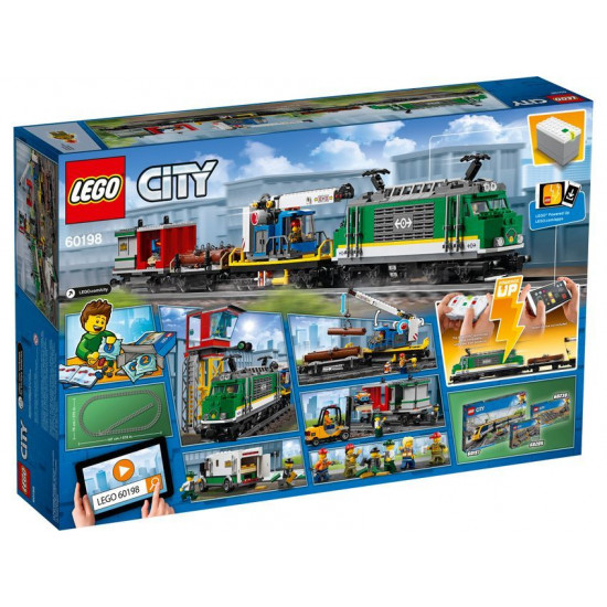 Конструктор LEGO City Вантажний поїзд (60198 L) Конструктор LEGO City Вантажний поїзд (60198 L)
