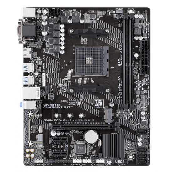 Материнська плата GIGABYTE GA-A320M-S2H V2 Материнська плата GIGABYTE GA-A320M-S2H V2