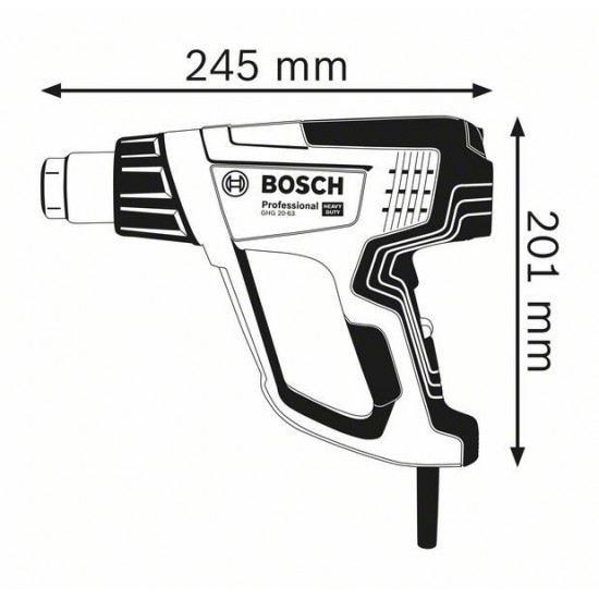 Blower of Bosch of GHG 20-63 Blower of Bosch of GHG 20-63