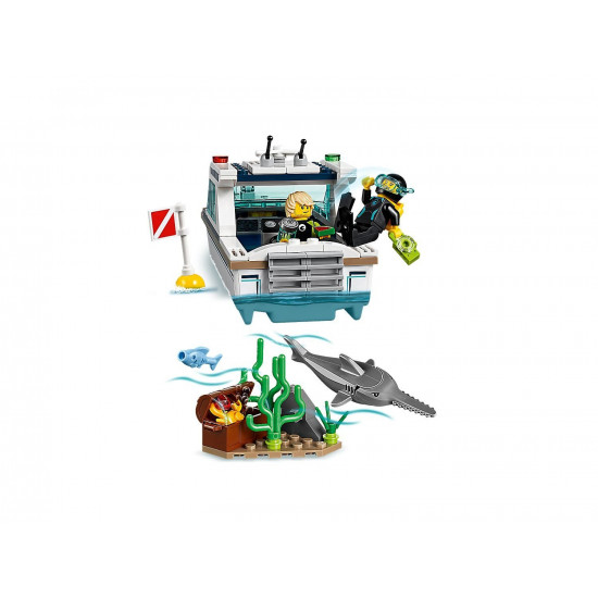 Конструктор LEGO City Яхта для дайвінгу (60221) Конструктор LEGO City Яхта для дайвінгу (60221)